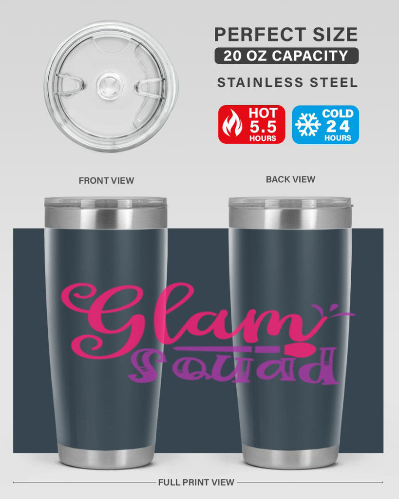 Glam Squad Style 237#- make up- Tumbler