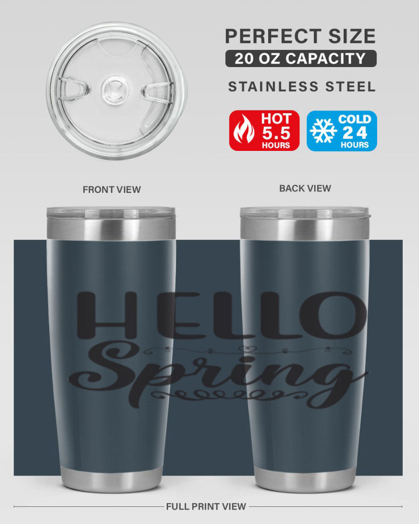 Hello spring 185#- spring- Tumbler