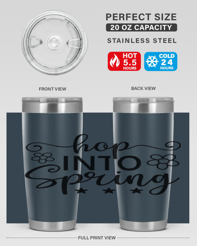 Hop into spring  252#- spring- Tumbler