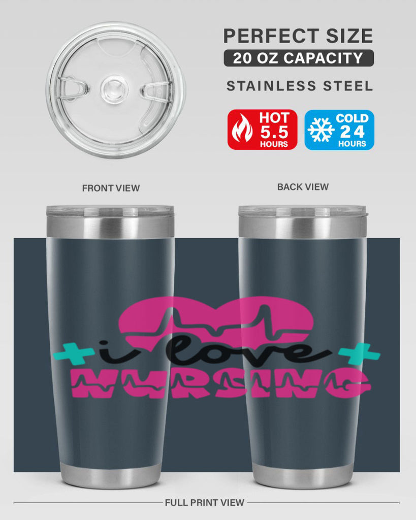 I Love Nursing Style Style 170#- nurse- tumbler