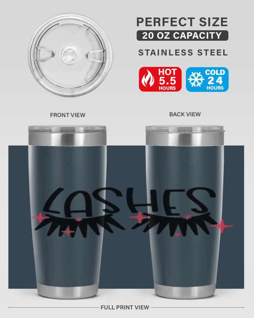 Lashes Style 70#- make up- Tumbler