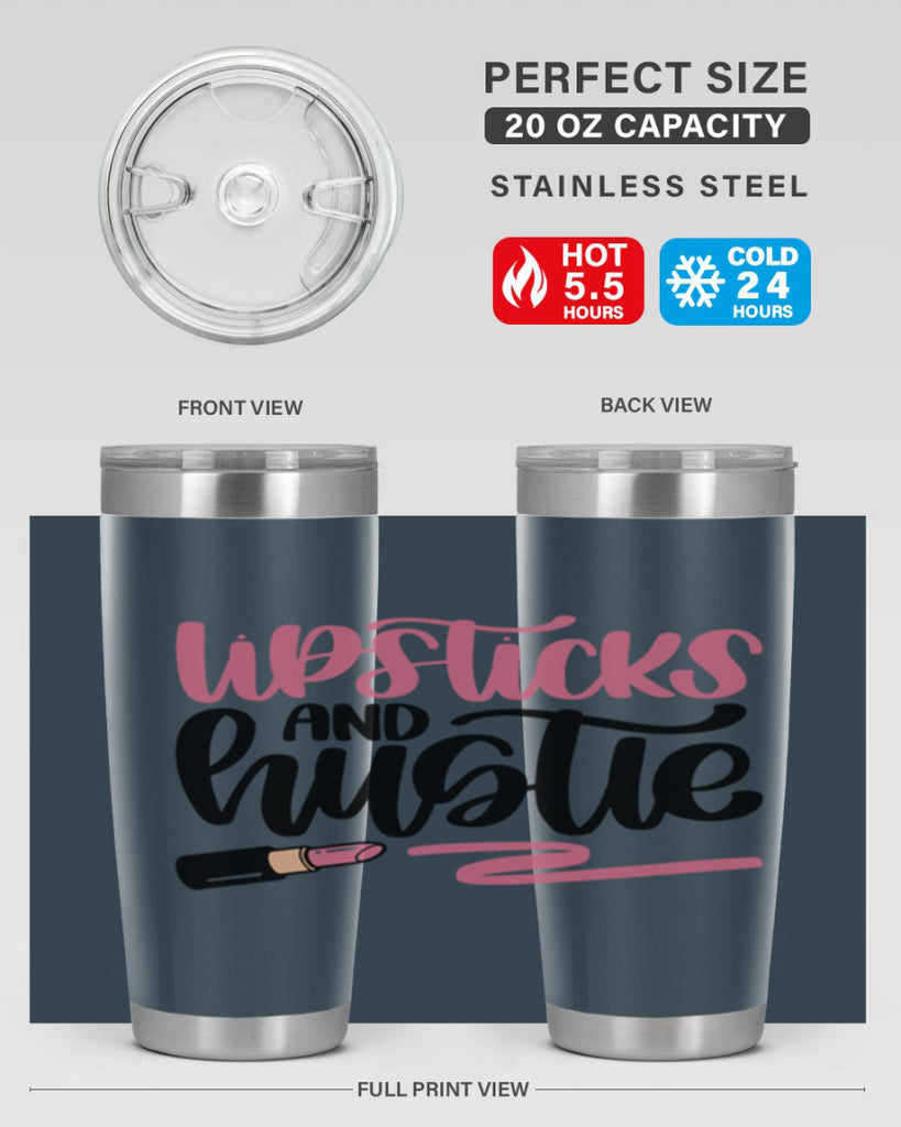 Lipstick And Hustie Style 59#- make up- Tumbler
