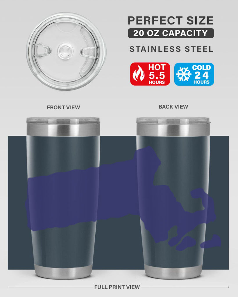 Massachusetts 30#- stateflags- Tumbler