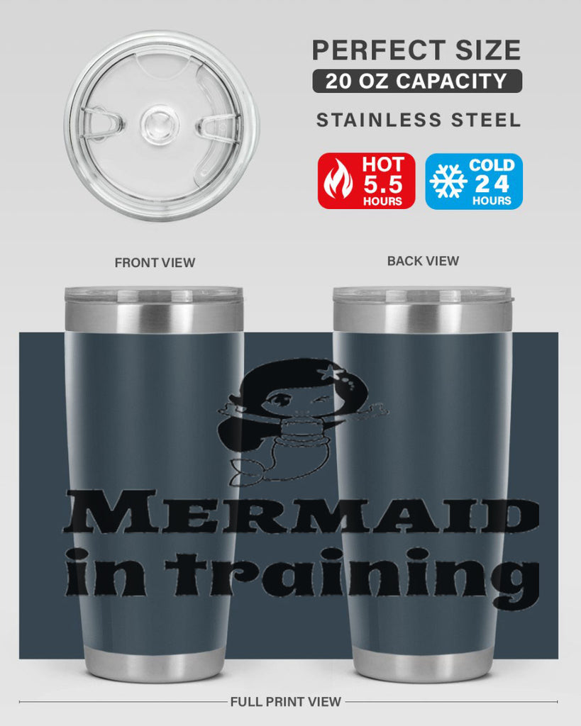 Mermaid in training 422#- mermaid- Tumbler
