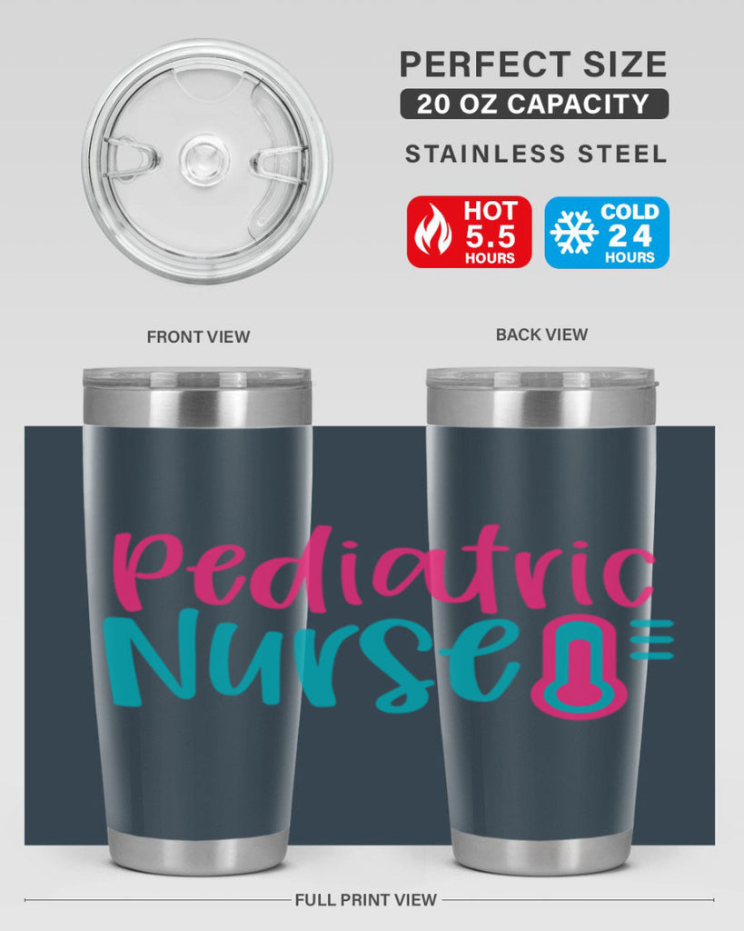 Pediatric Nurse Style 357#- nurse- tumbler