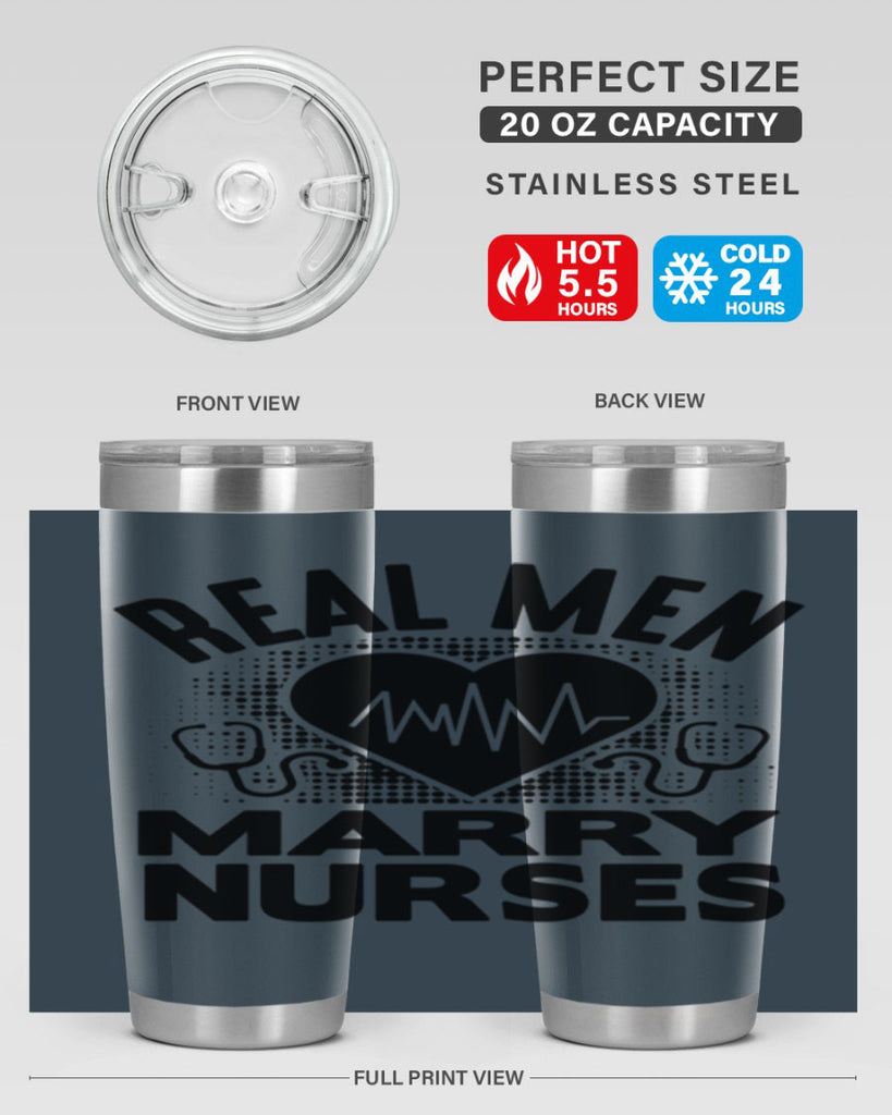 Real men Style 253#- nurse- tumbler