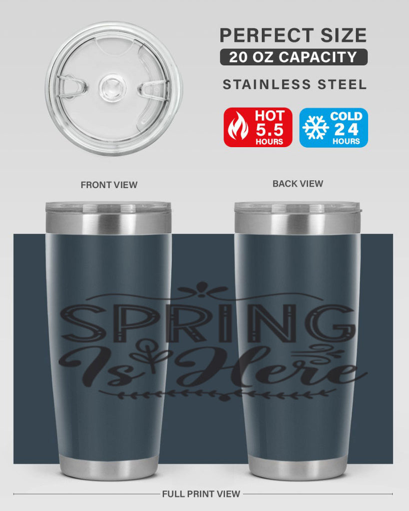 Spring is here 441#- spring- Tumbler