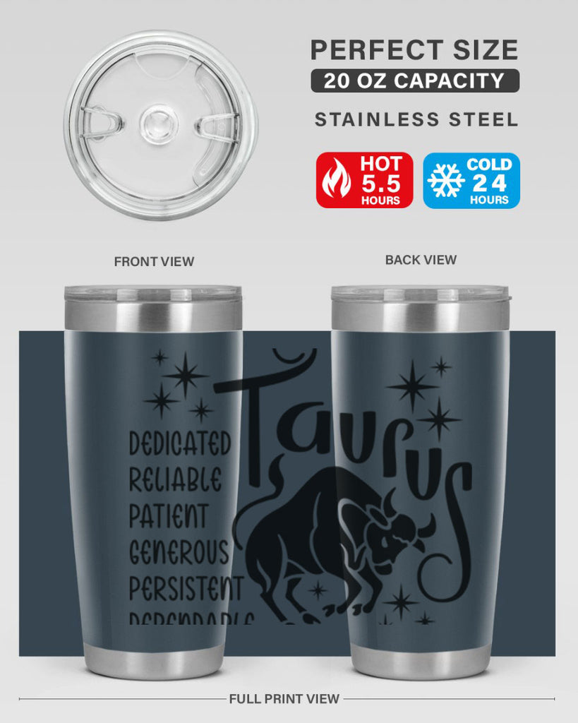 Taurus 486#- zodiac- Tumbler