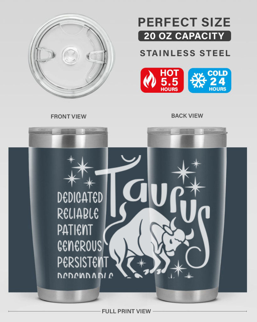 Taurus 491#- zodiac- Tumbler
