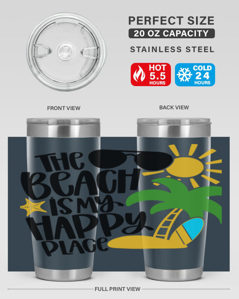 The Beach Is My Happy Place Style 12#- summer- Tumbler