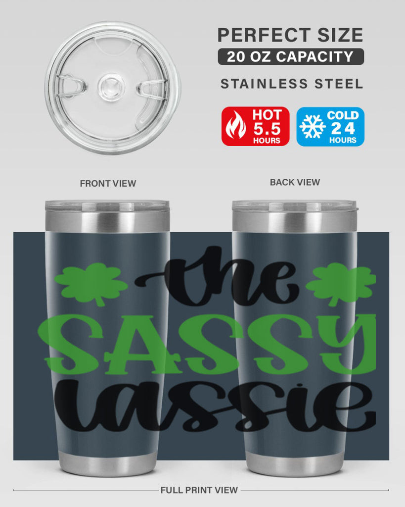 The Sassy Iassie Style 26#- St Patricks Day- Tumbler