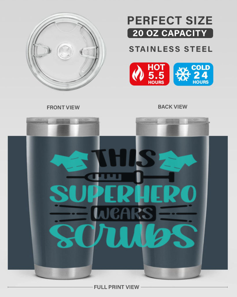 This Superhero Wears Style Style 18#- nurse- tumbler