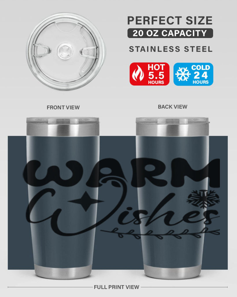 Warm wishes 467#- winter- Tumbler