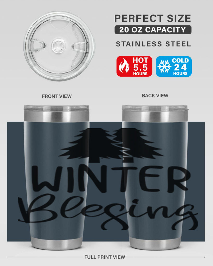 Winter Blesing483#- winter- Tumbler
