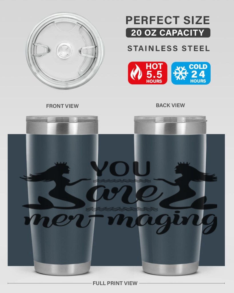 You are mermaging design 686#- mermaid- Tumbler