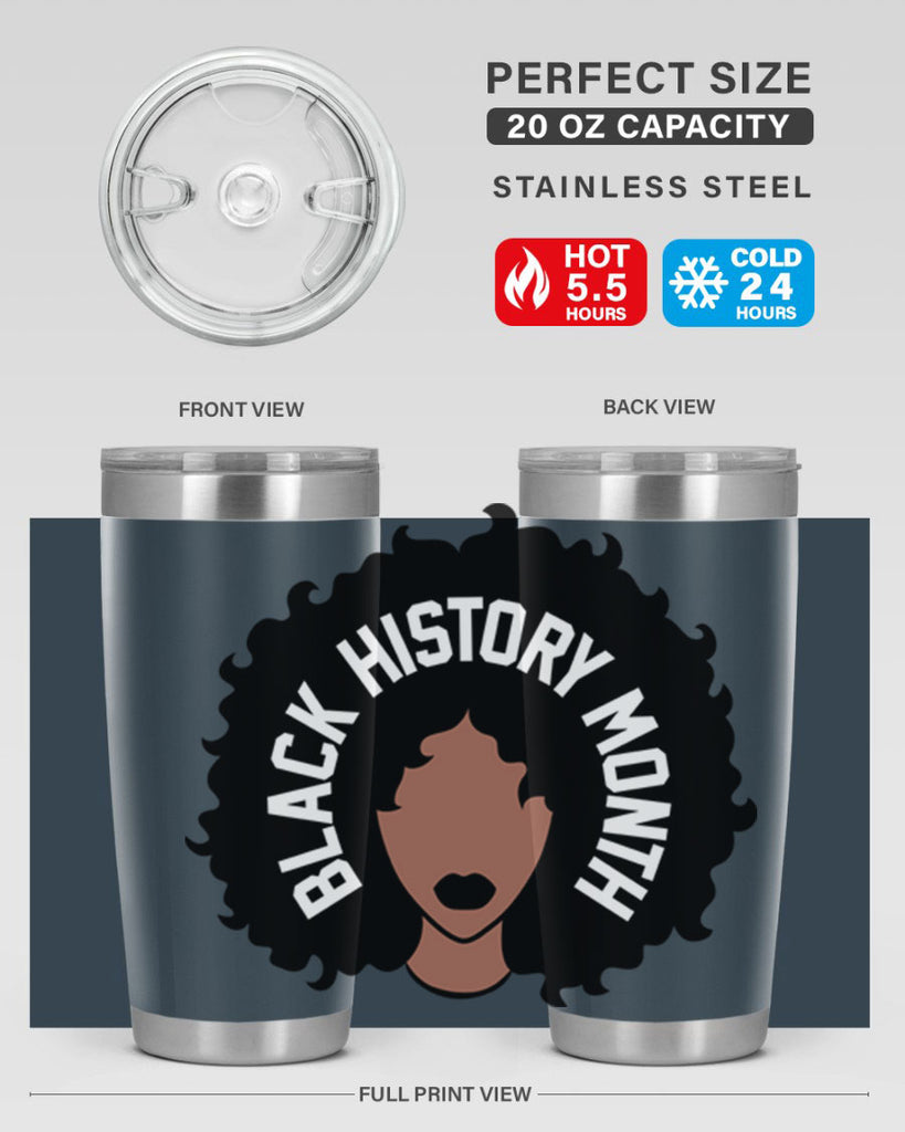 black history month afro woman 239#- black words phrases- Cotton Tank