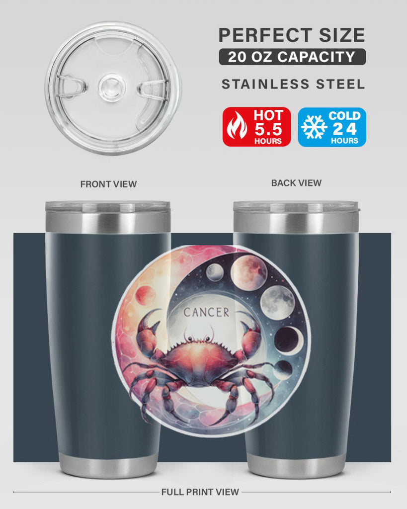 cancer 166#- zodiac- Tumbler