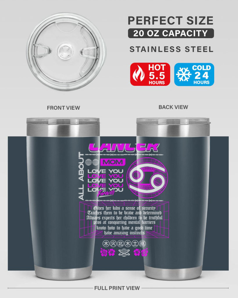 cancer 176#- zodiac- Tumbler