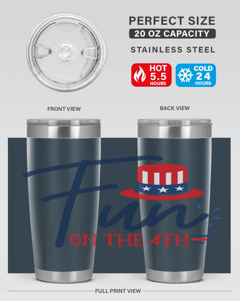 fun on the th Style 18#- Fourt Of July- Tumbler