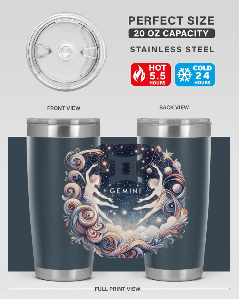 gemini 248#- zodiac- Tumbler