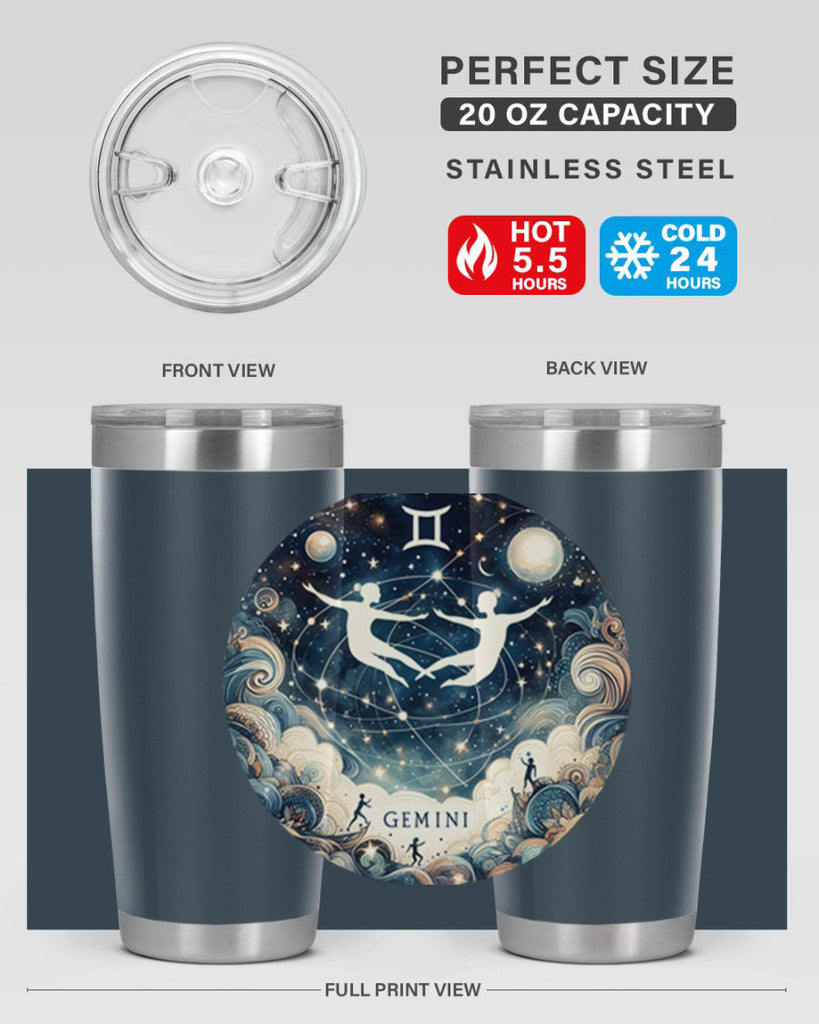 gemini 249#- zodiac- Tumbler