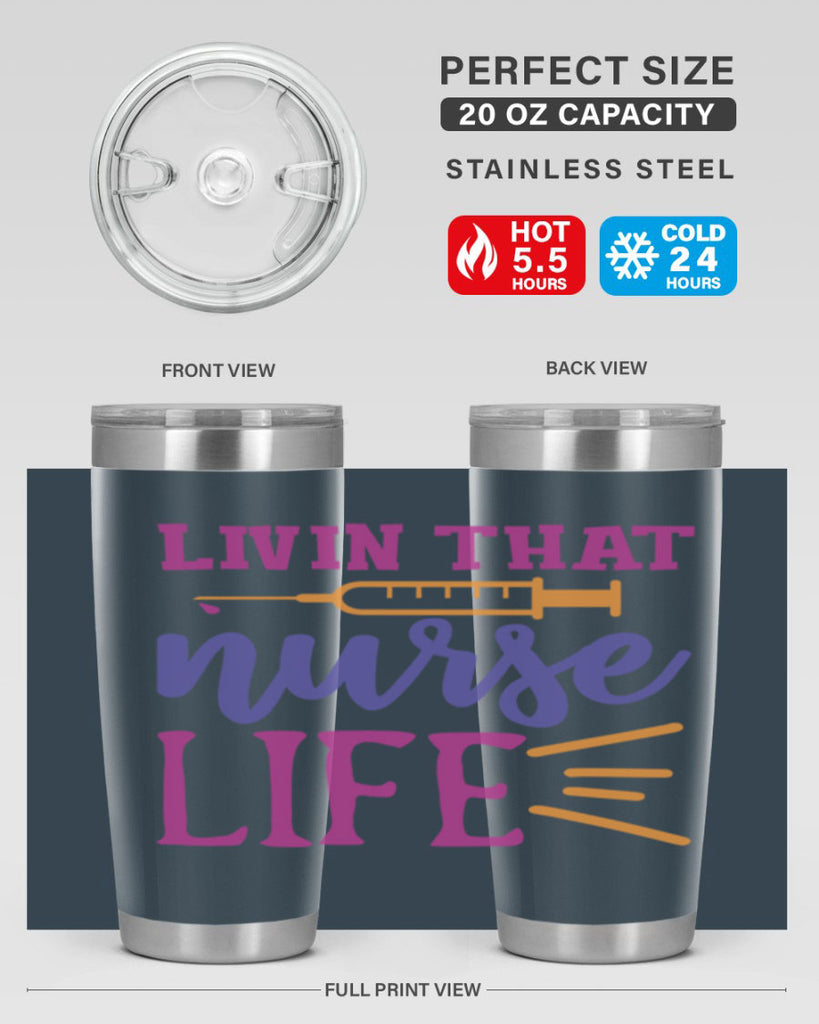 livin that nurse life Style Style 138#- nurse- tumbler
