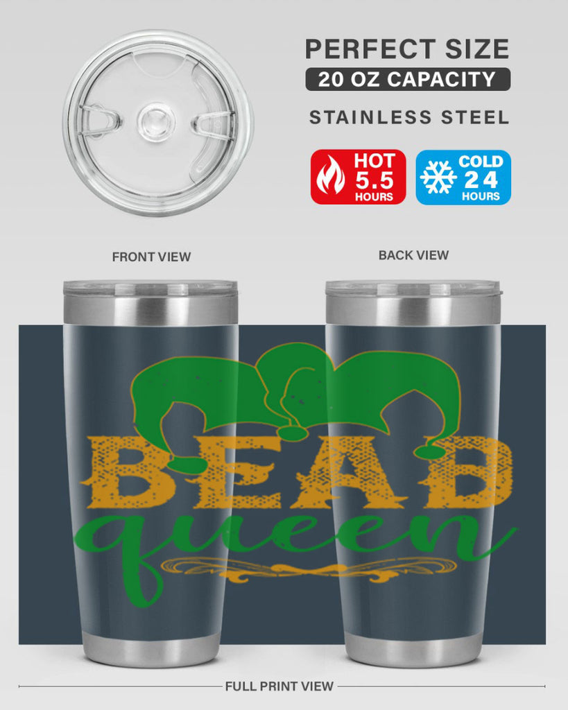 new orleans new me 42#- mardi gras- Tumbler