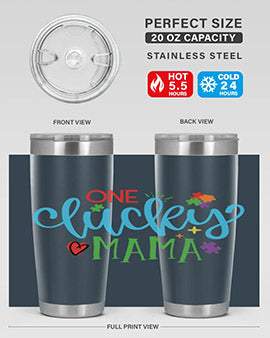 one lucky mama Style 33#- autism- Tumbler