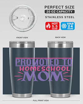 promoted to homeschool mom Style 49#- corona virus- Tumbler