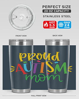 proud autism mom Style 35#- autism- Tumbler