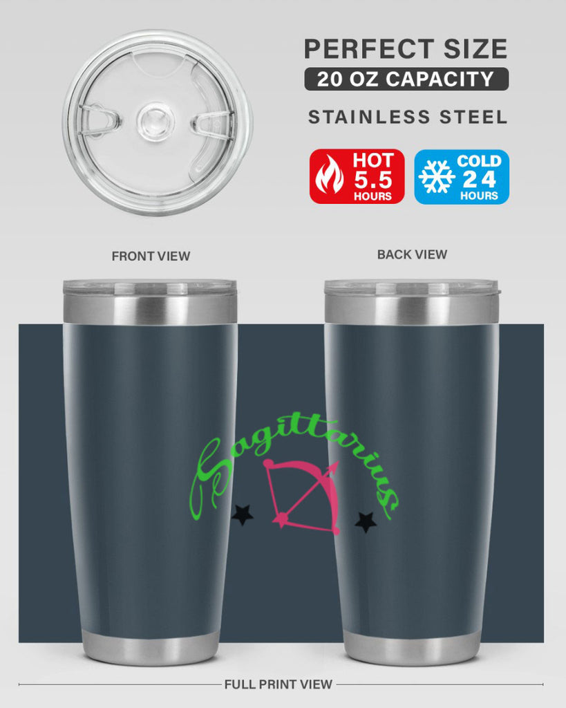 sagittarius 404#- zodiac- Tumbler