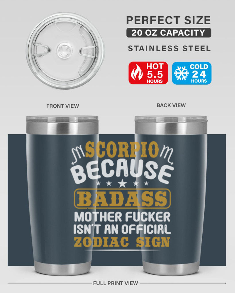 scorpio 432#- zodiac- Tumbler