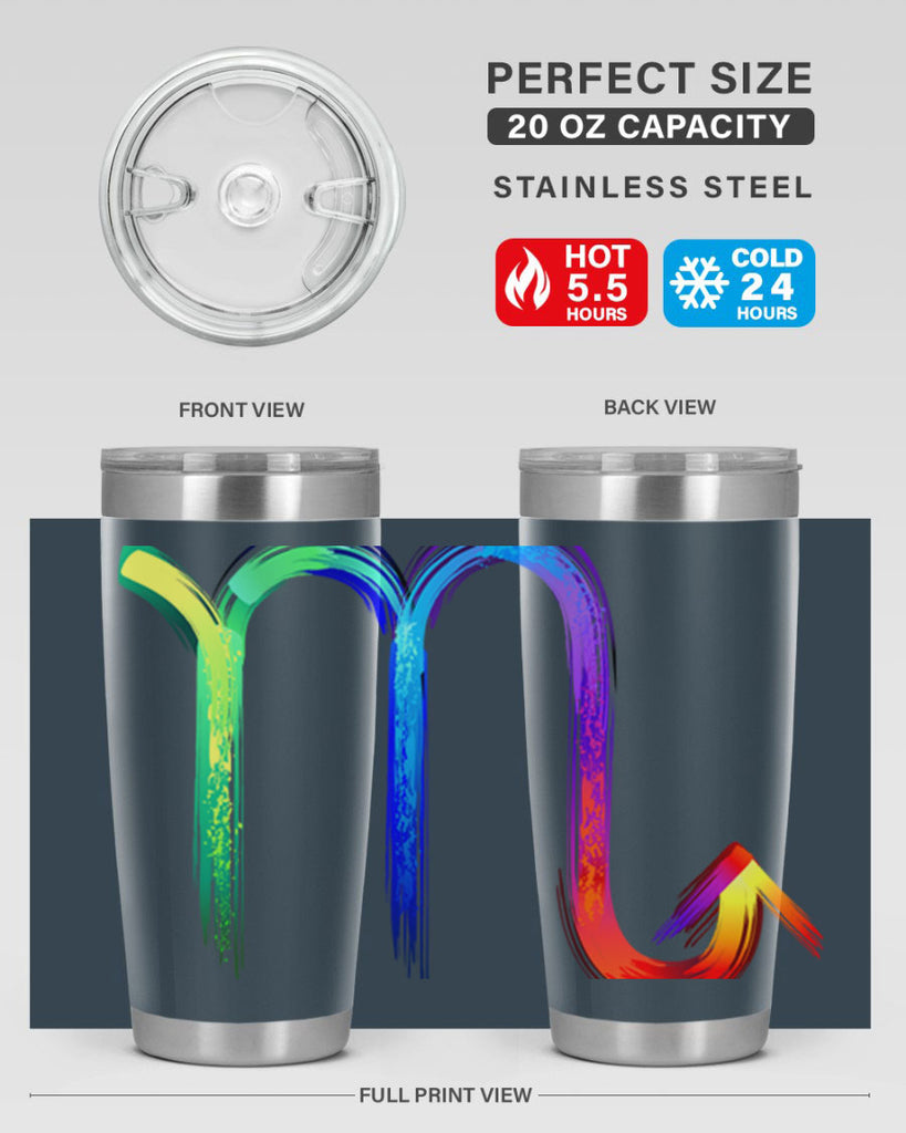 scorpio n 464#- zodiac- Tumbler