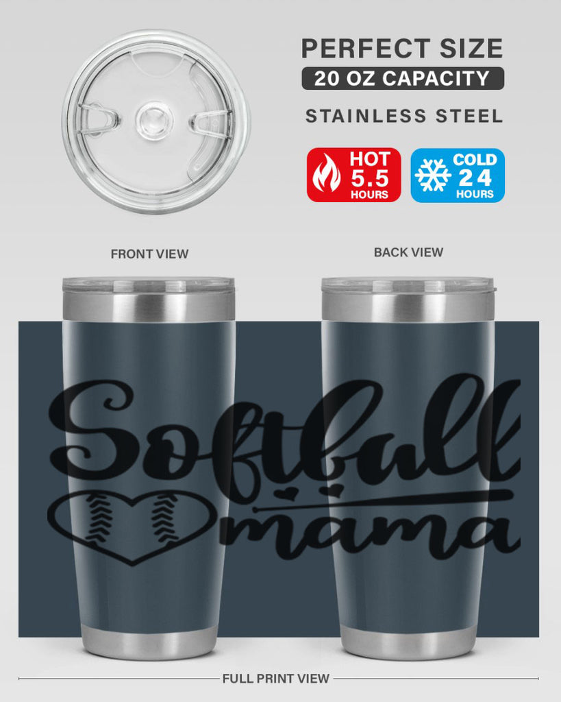 softball mama 2274#- softball- Tumbler