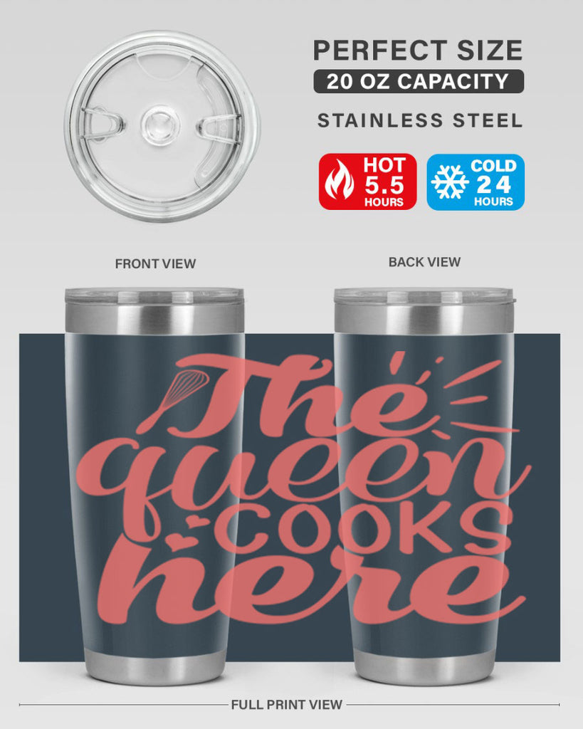 the queen cooks here 9#- kitchen- Tumbler