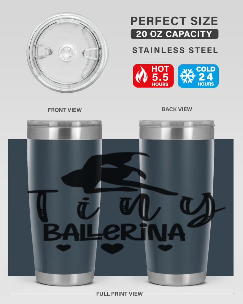 tiny ballerina 88#- ballet- Tumbler