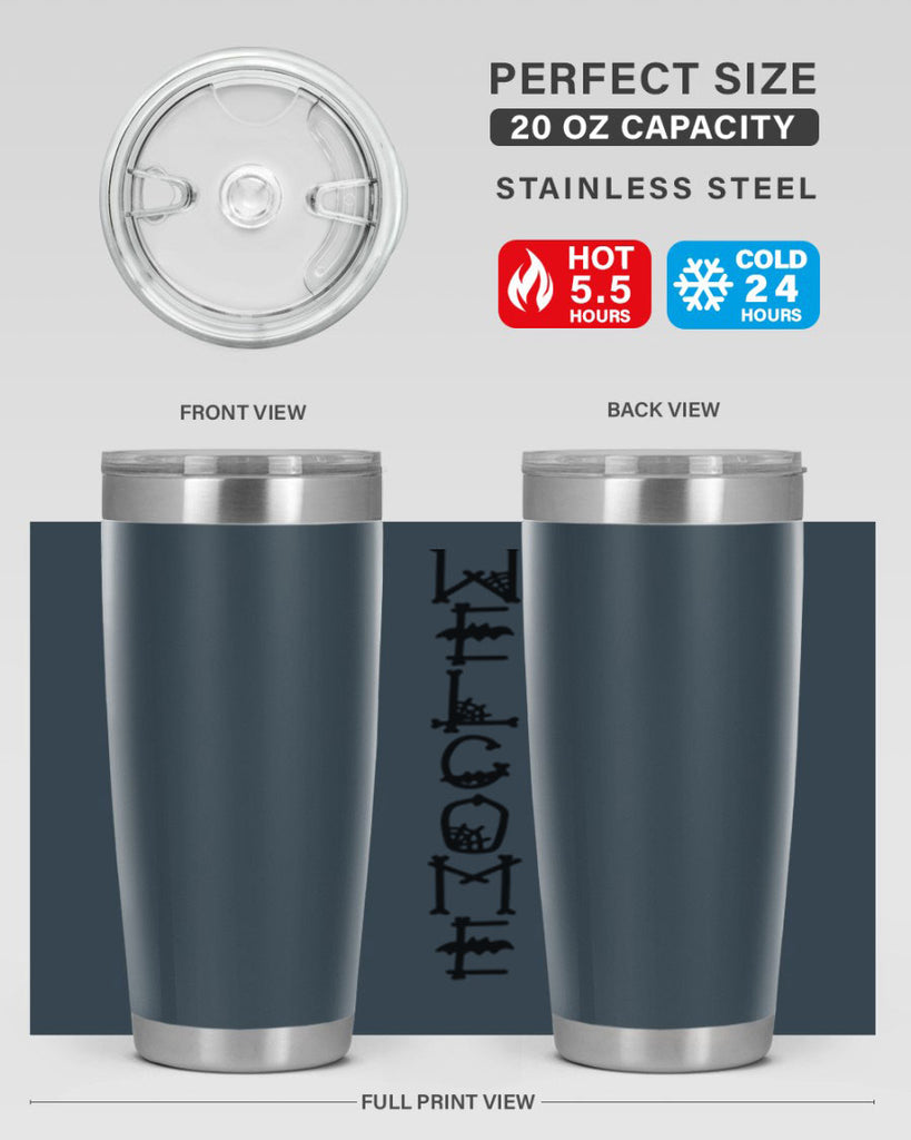 welcome 12#- halloween- Tumbler