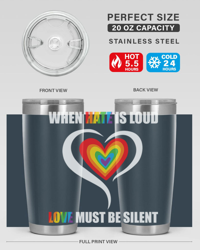when hate is loud love lgbt 3#- lgbt- Tumbler