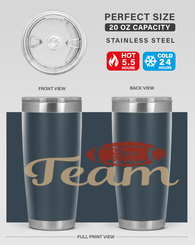 your team 2271#- softball- Tumbler
