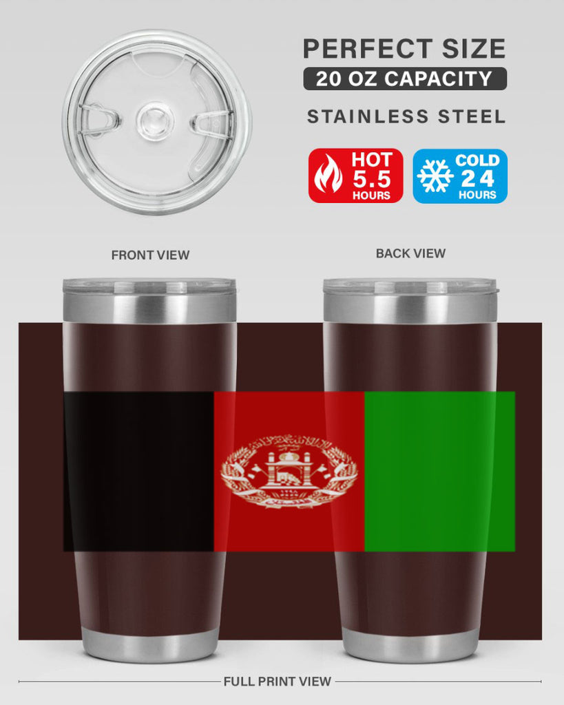 Afghanistan 197#- world flags- Tumbler