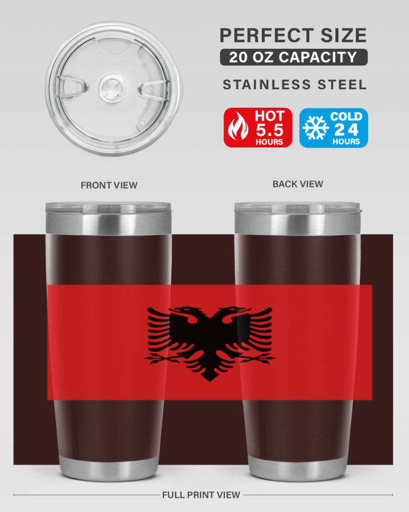 Albania 196#- world flags- Tumbler