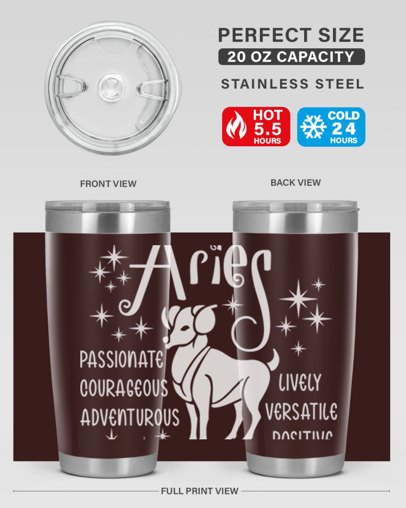 Aries 99#- zodiac- Tumbler