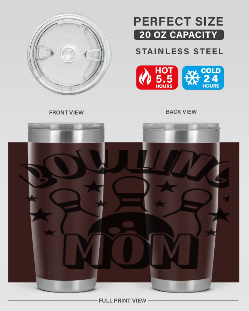 Bowling mom 1404#- bowlig- Tumbler