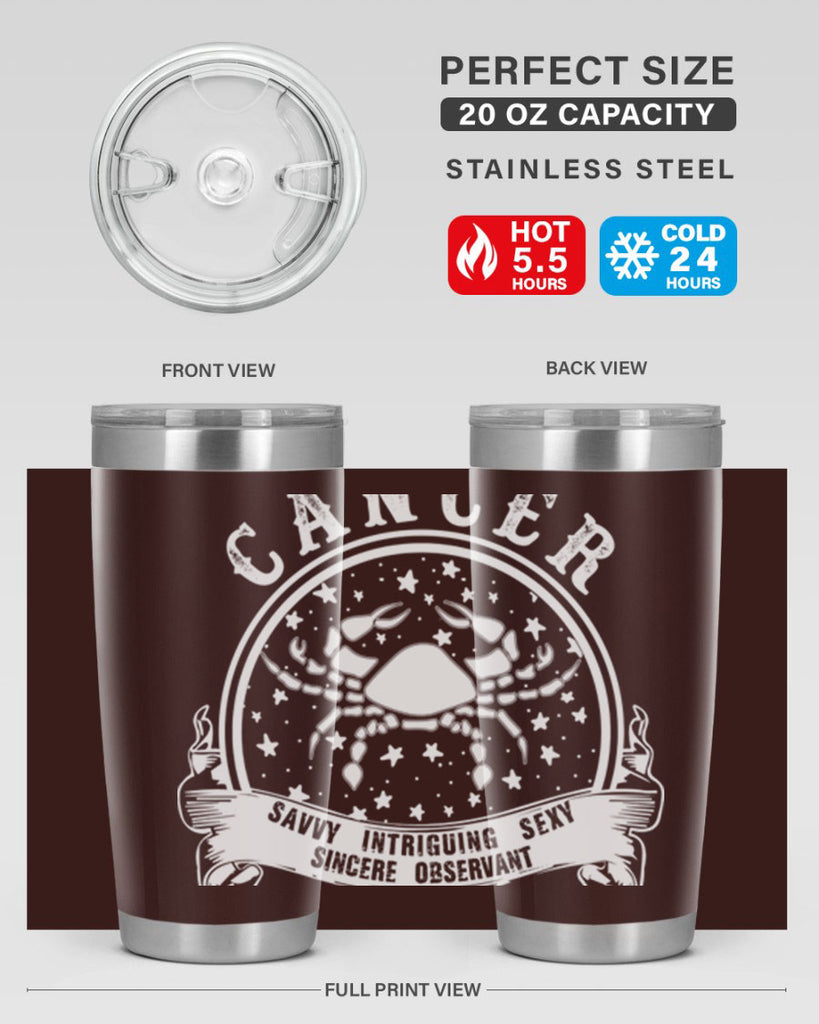 Cancer 14#- zodiac- Tumbler