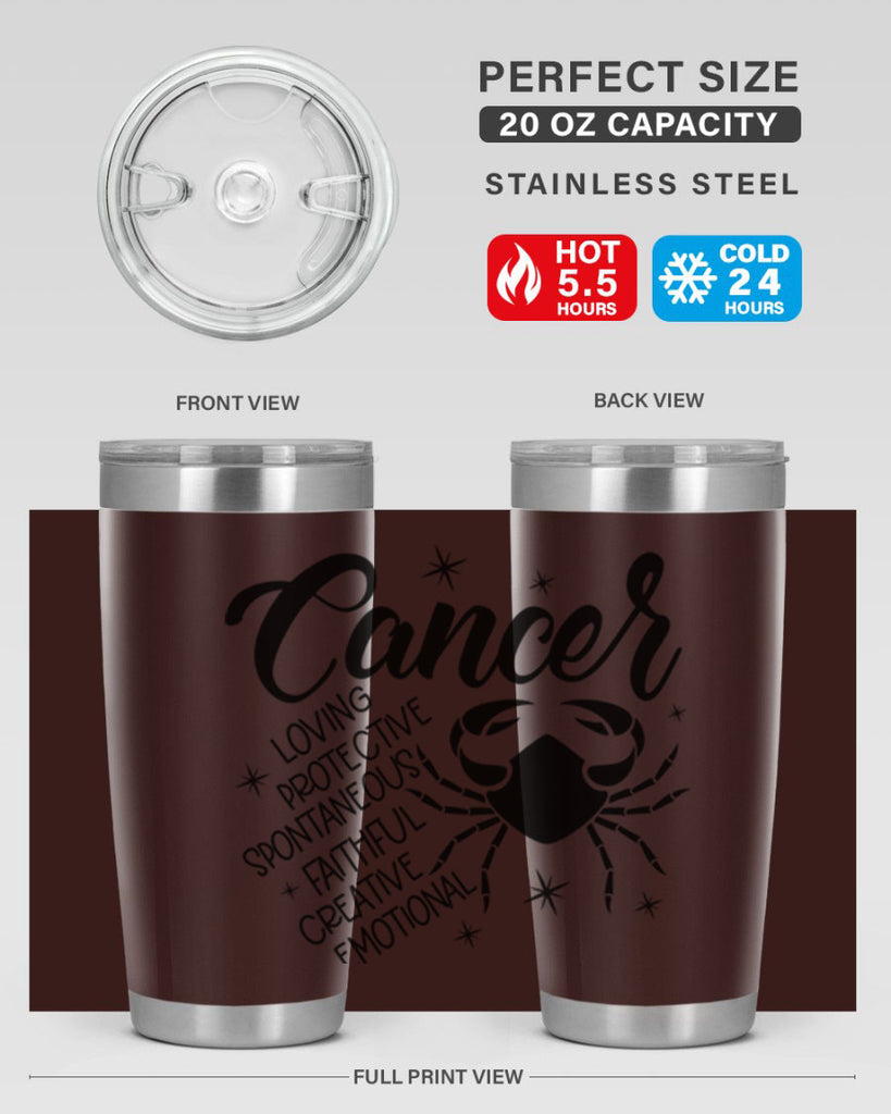 Cancer 151#- zodiac- Tumbler