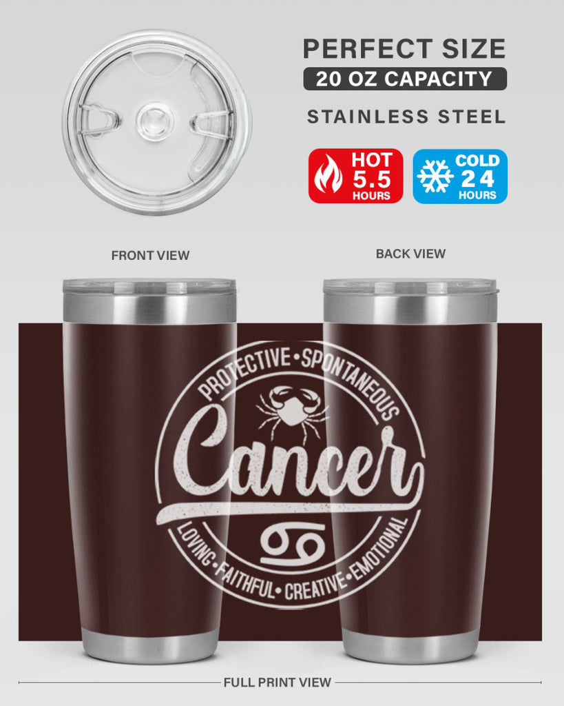 Cancer 154#- zodiac- Tumbler