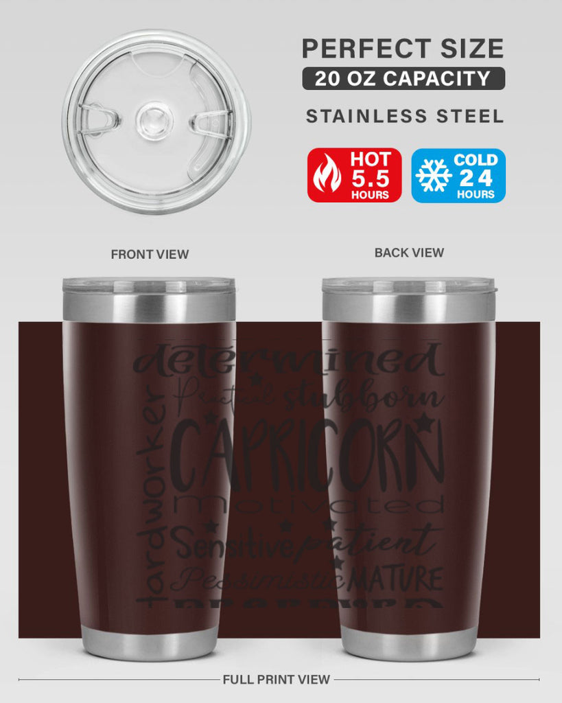 Capricorn 566#- zodiac- Tumbler