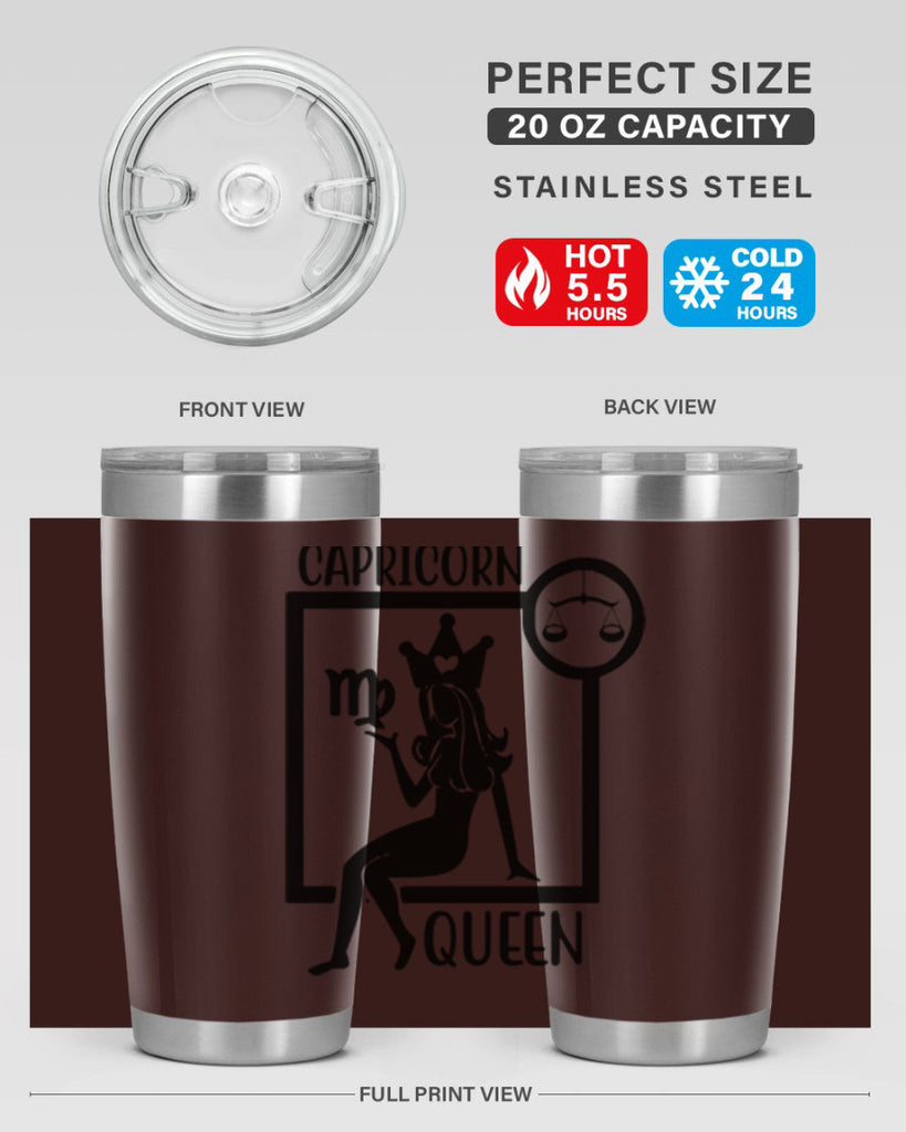 Capricorn queen 194#- zodiac- Tumbler