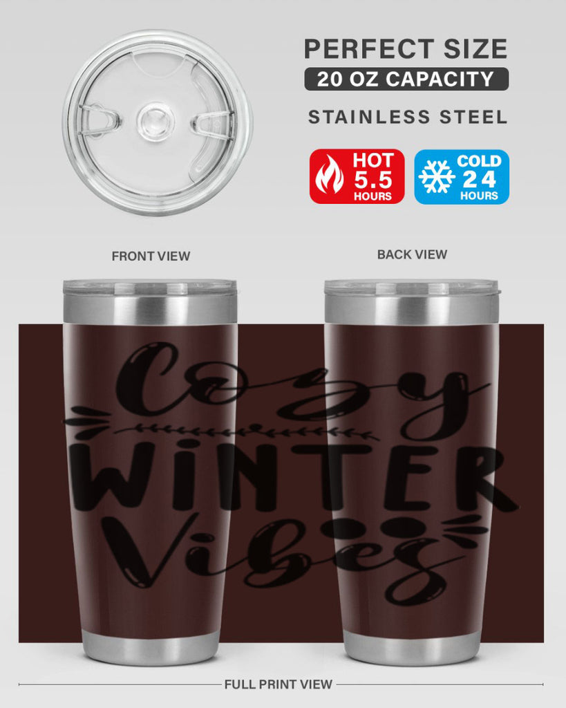 Cozy Winter Vibes 71#- winter- Tumbler