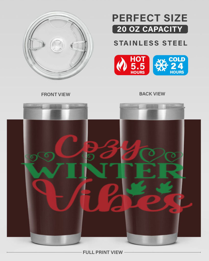 Cozy Winter Vibes 74#- winter- Tumbler